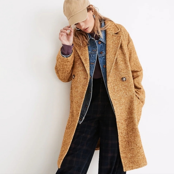 Madewell Jackets & Blazers - Madewell Averdon Coat in Bouclé Fabric